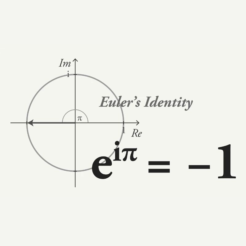 Euler identité mathématiques sombre