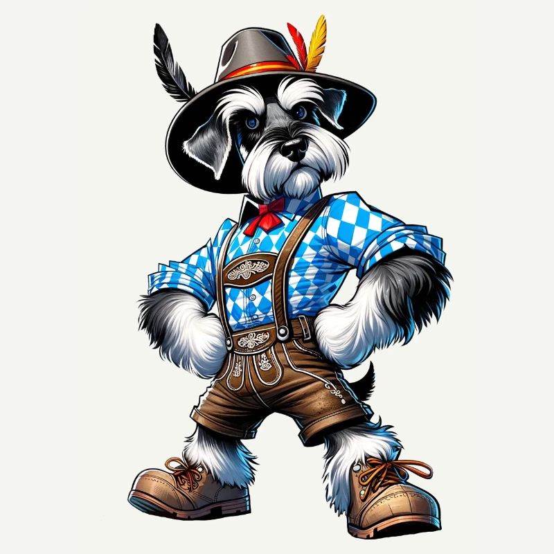 Schnauzer chien Bavière