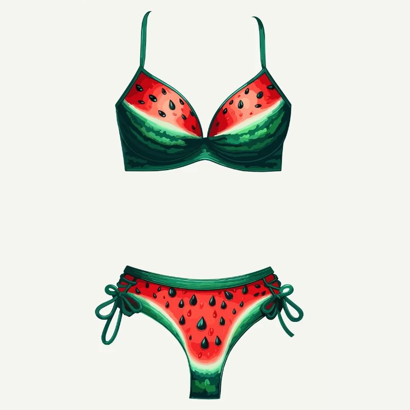 Chemise de bikini pastèque Cadeau pastèque