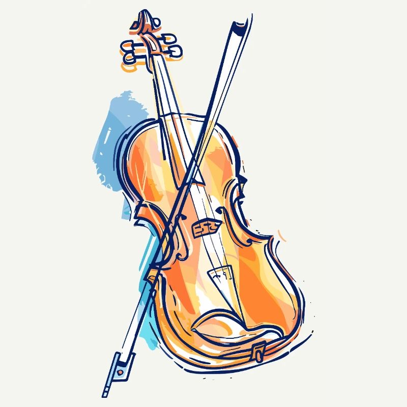 Dessin de violon