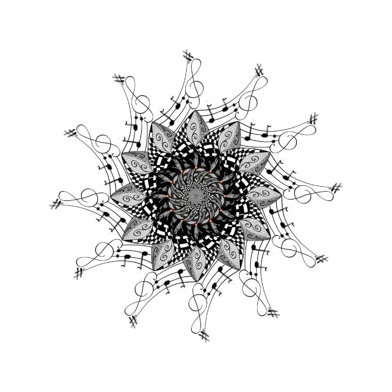 Musical Elegant Mandala