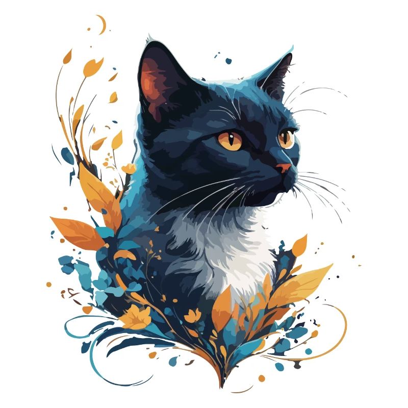Bunte Katze
