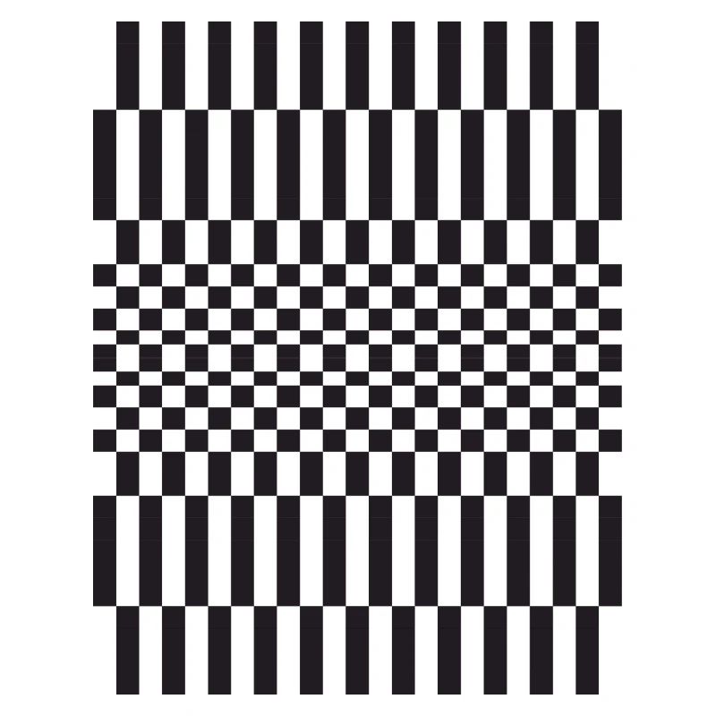 Geometric chessboard Grid Pattern