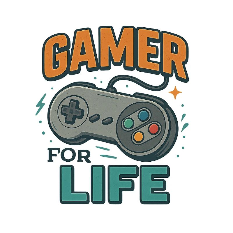 Gamer for Life – Retro Style Controller