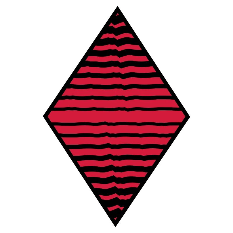 Rhombus form strokes pattern many lines