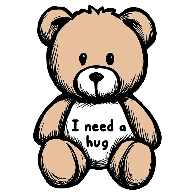 Soft Teddy Bear – Illustration Tenderness