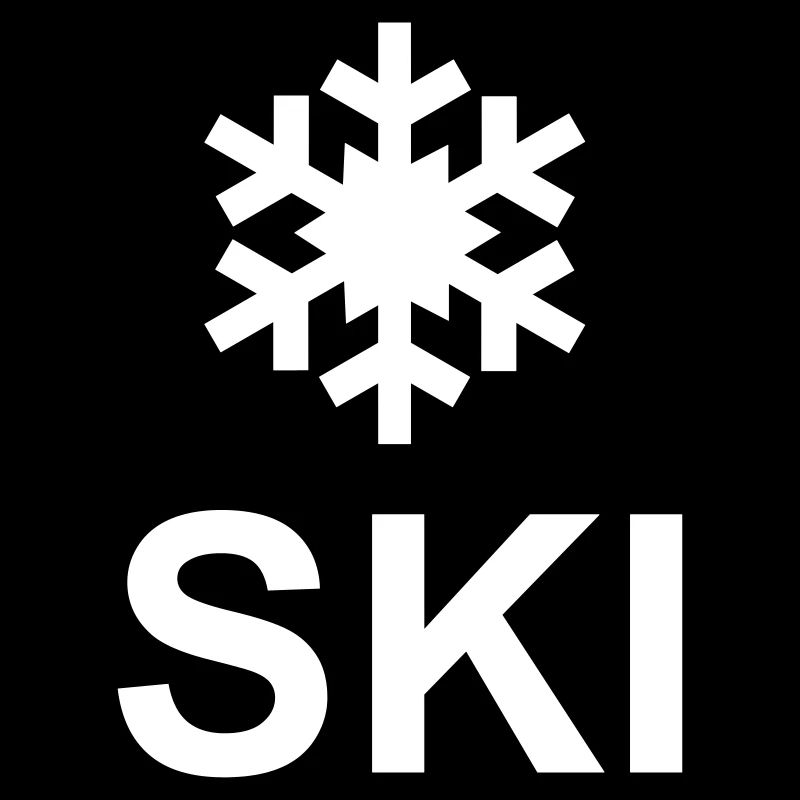Flocon et ski