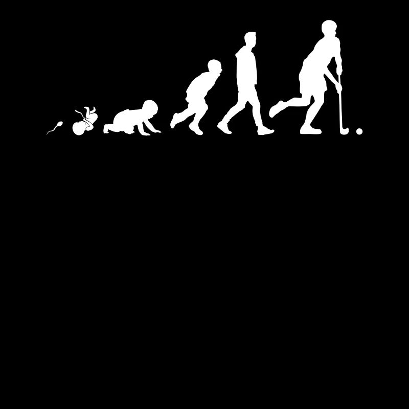 Feldhockey Fun Shirt Geschenke Grow Evolution