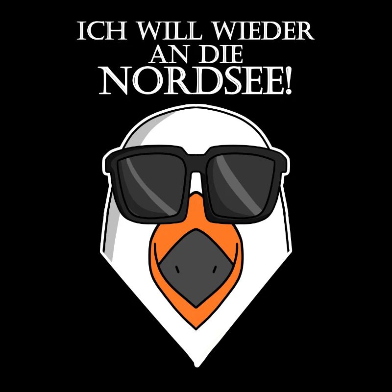 Nordsee Plattdeutsch Spruch Moin Möwe