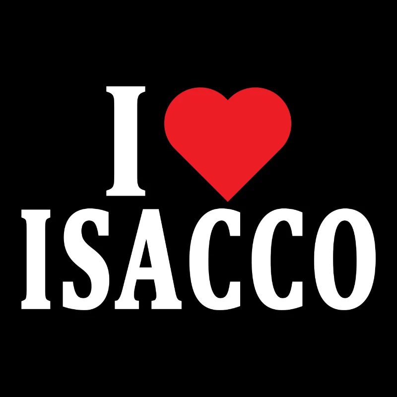 T-Shirt Name I love Isaac T-Shirt Geschenkidee