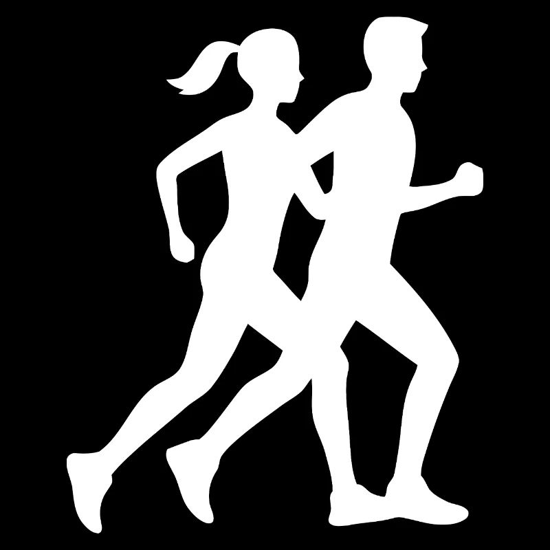Dynamic Running Silhouette Design