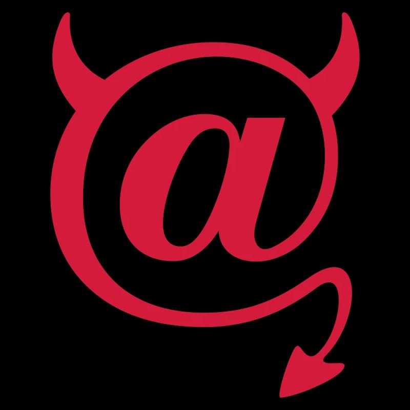Devil @ Teufel Nerd Symbol Programmierer IT
