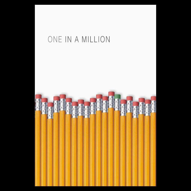One in a Million Minimalist Statement