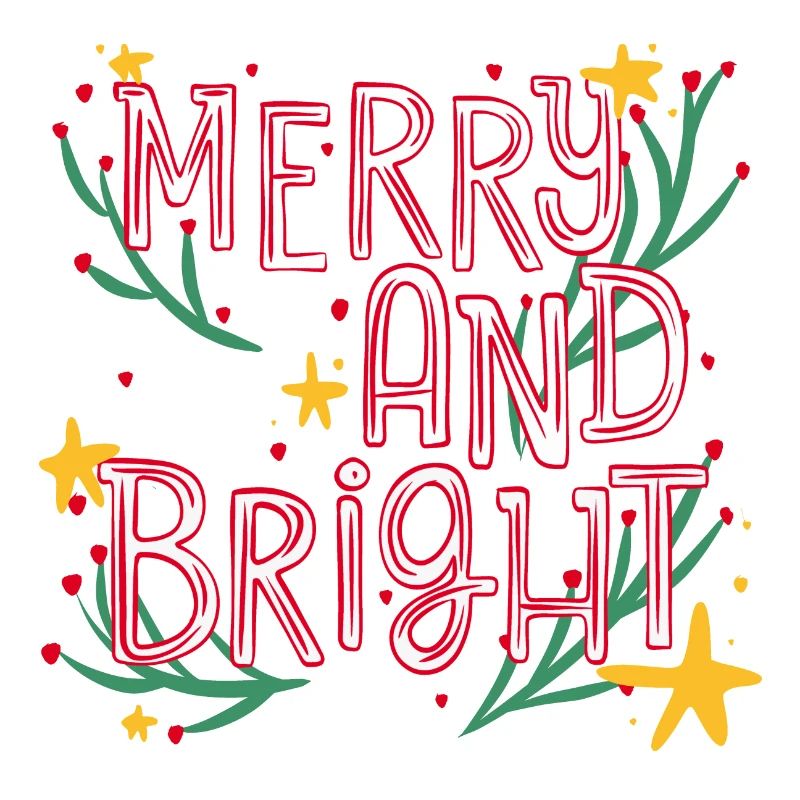 Merry and Bright Festive Script