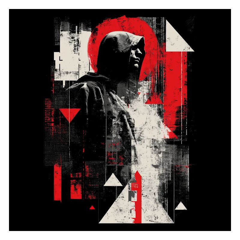 Néon géométrique Echo à capuchon