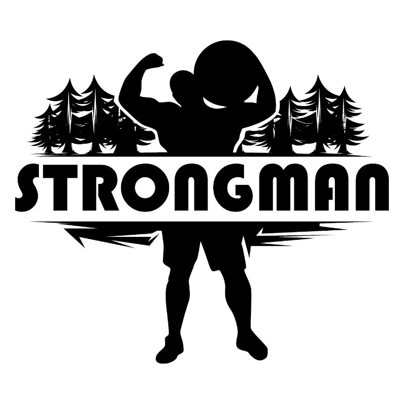 strongman nature strong man stone symbol power