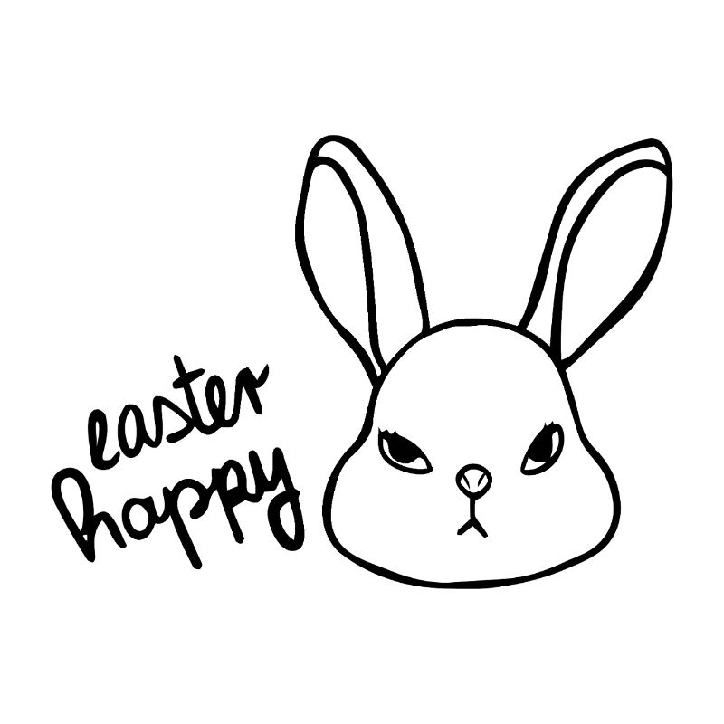Sarcastic Easter Bunny - Easter Happy Bunny