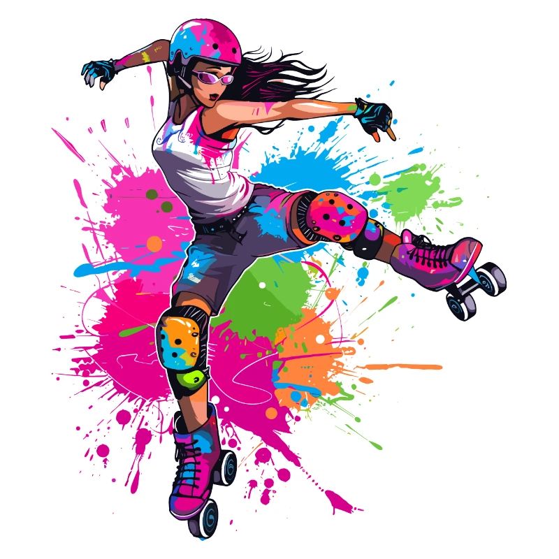 Roller Skater Mädchen