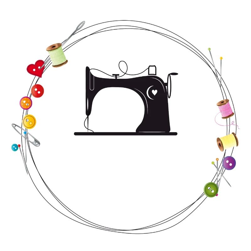 Vintage Sewing Machine – Creative Needlework Design