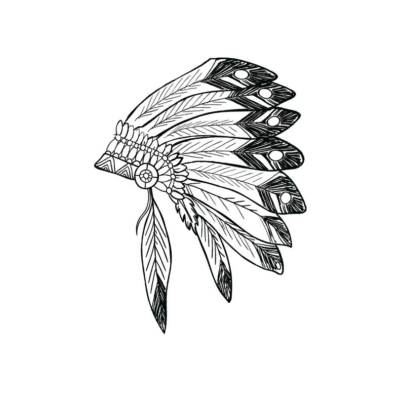 Coiffe Apache Guerrier Indien
