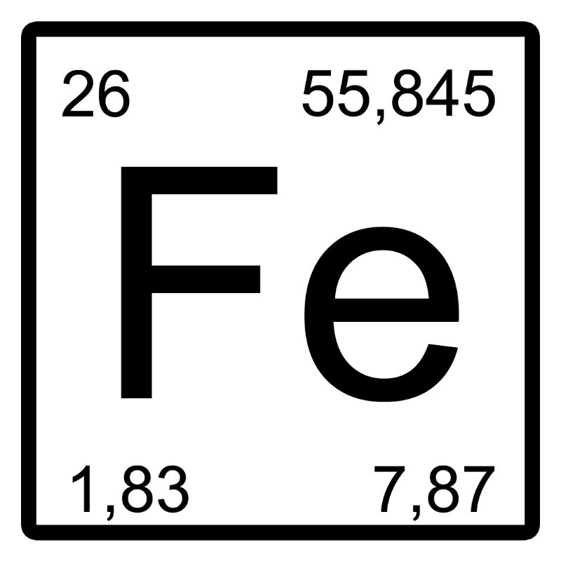 Fe Element Typography Minimal