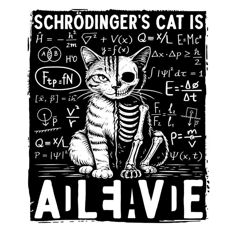 Schrödingers Cat Is Alive Dead