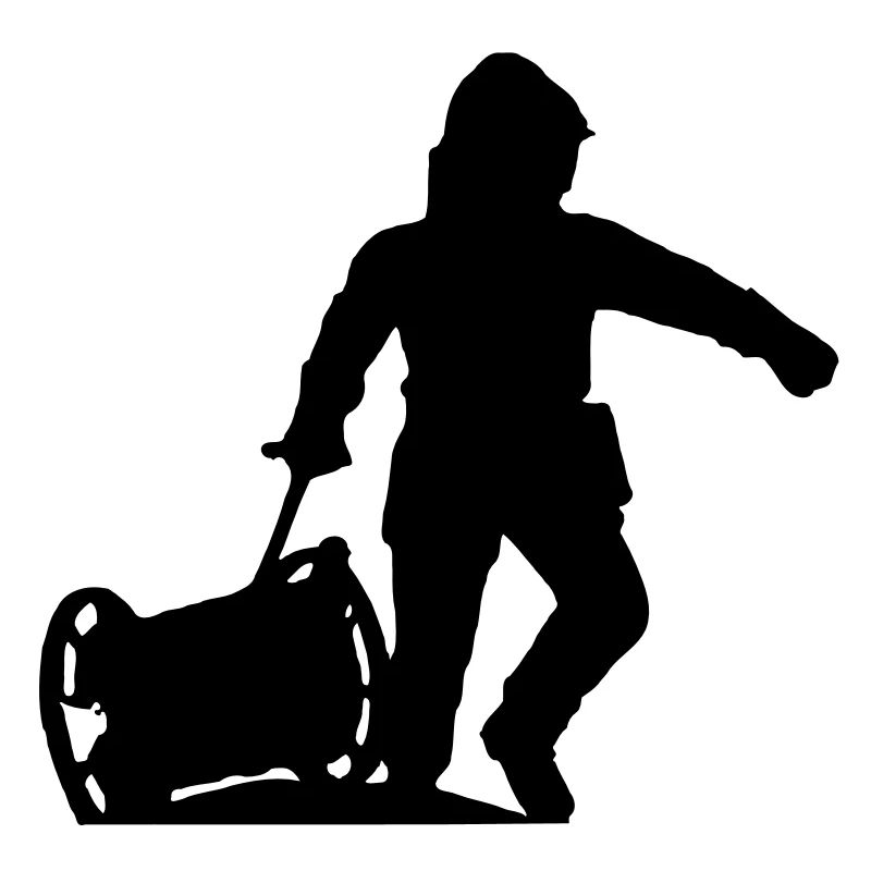 Sapeur Pompier avec dévidoir