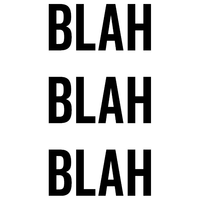 Bla Bla Bla