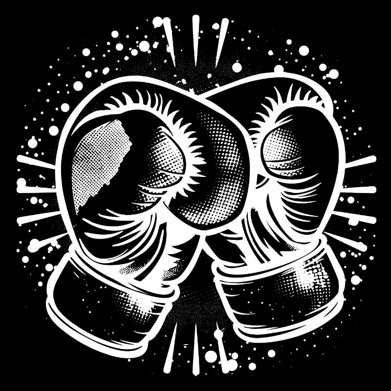 Dessin de gants de boxe