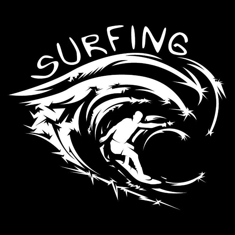 surfeur vagues mer océan eau surf icône logo