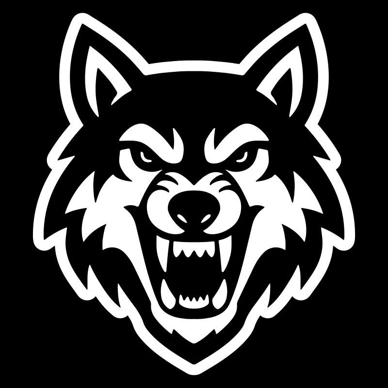 Icône du logo tête de loup