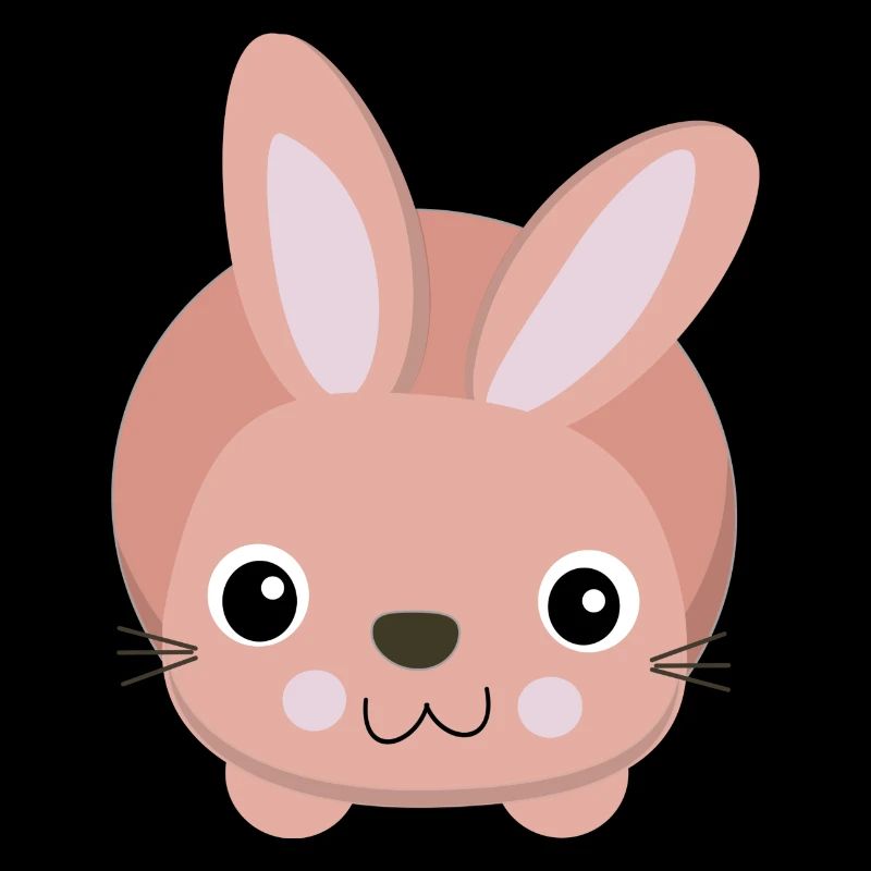 süßes rosa Häschen