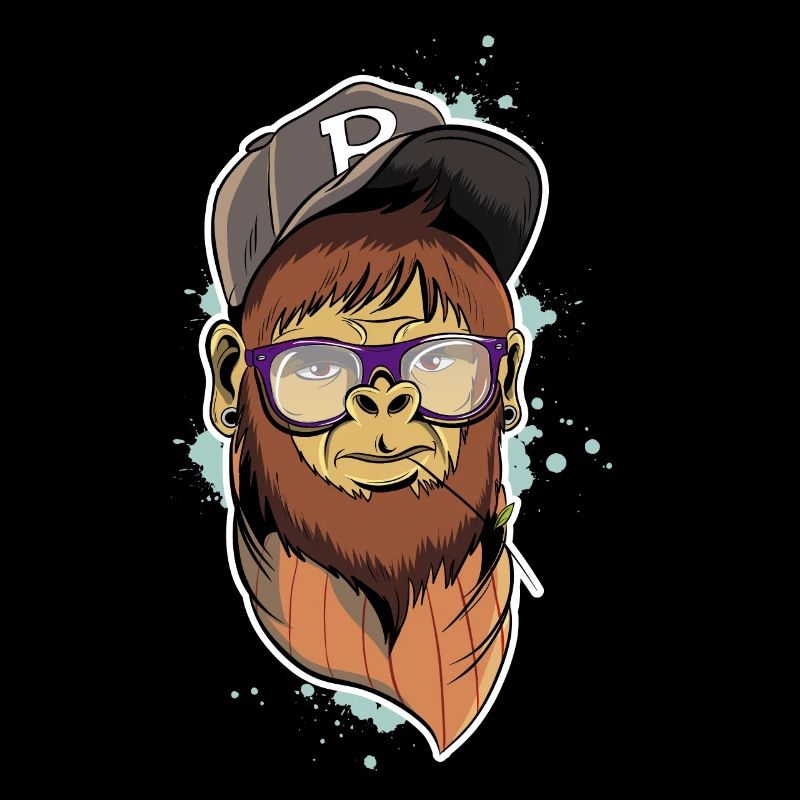 Hipster Monkey