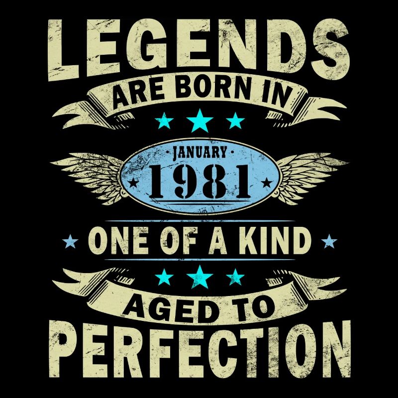 Janvier 1981 anniversaire janvier 1981 Janvier