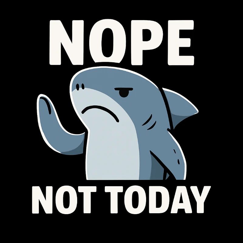 No Today Shark Meme