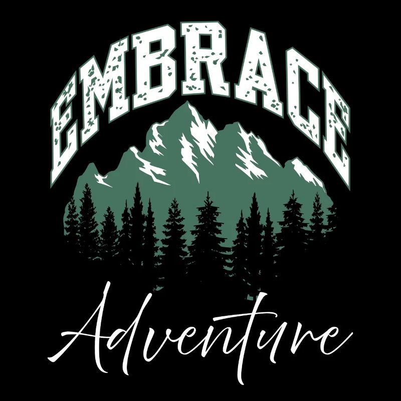 Embrace Adventure Mountain Logo