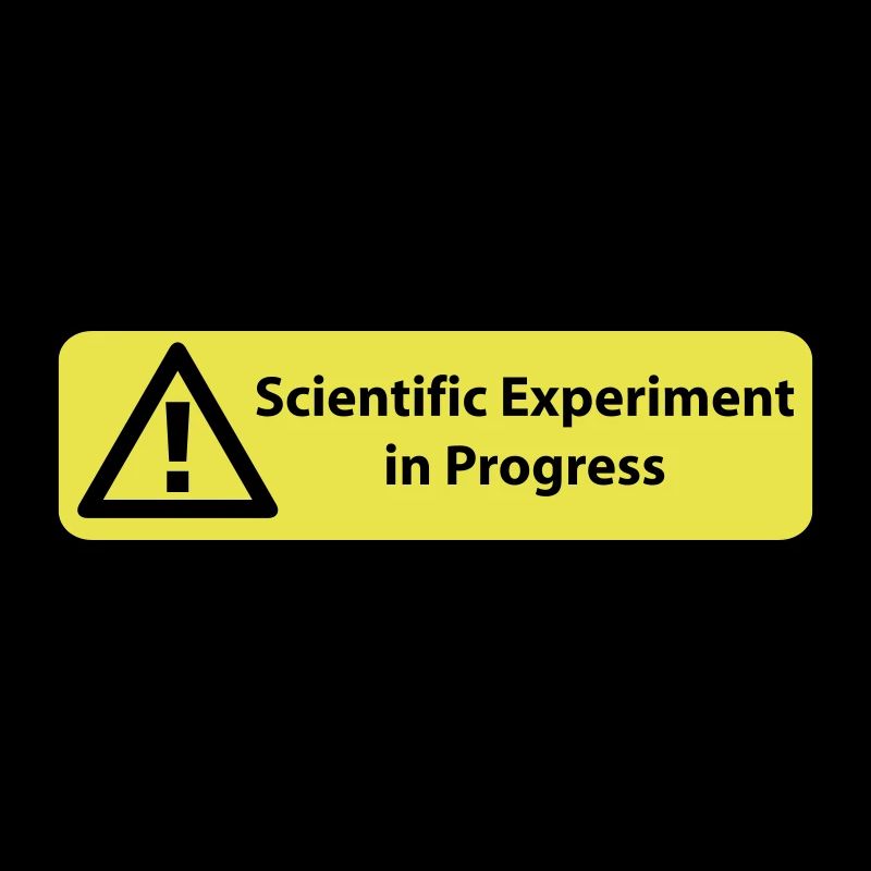 Scientific experiment in progress