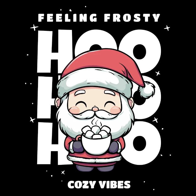 Weihnachten Pullover - Weihnachtsmann, Geschenk