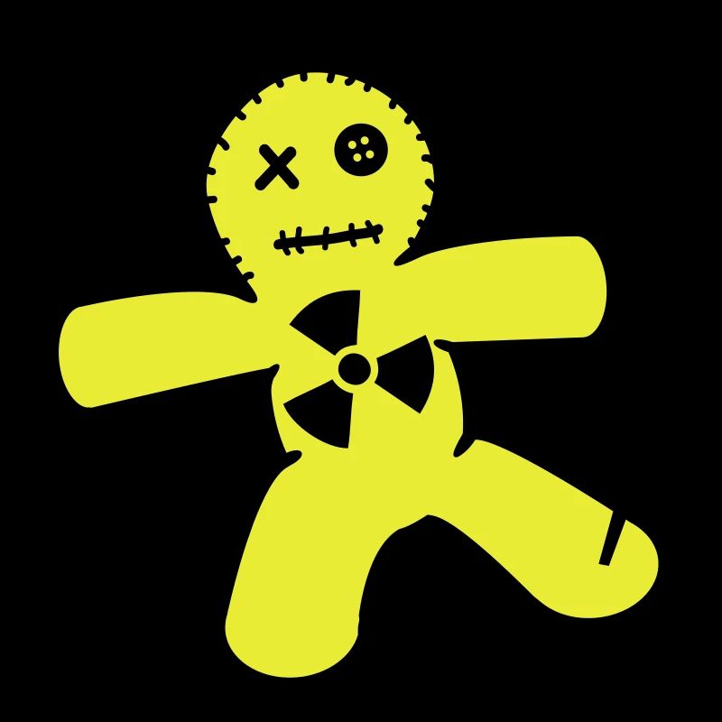 Voodoo-Puppe gegen Atomkraft