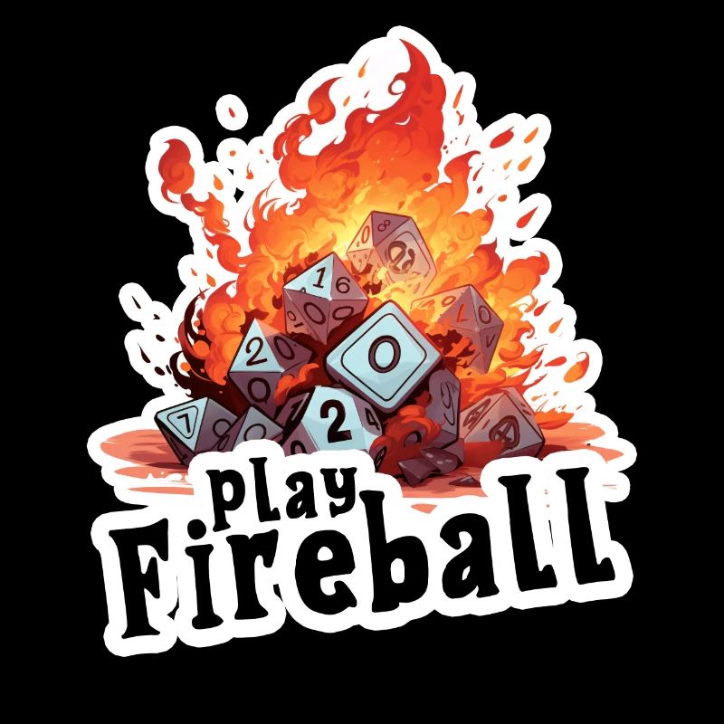 Exaggerated Fireball – Cube Chaos RPG