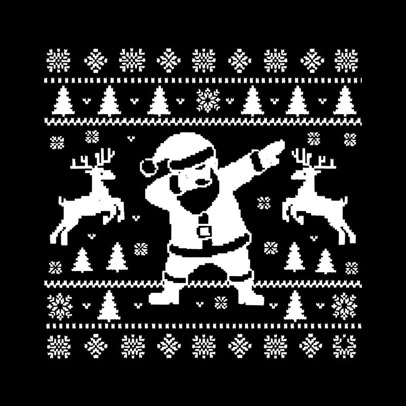 Dabbing Christmas Man Kunst