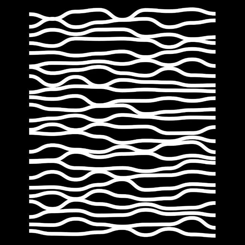 Zebra Wave Stripe Pattern
