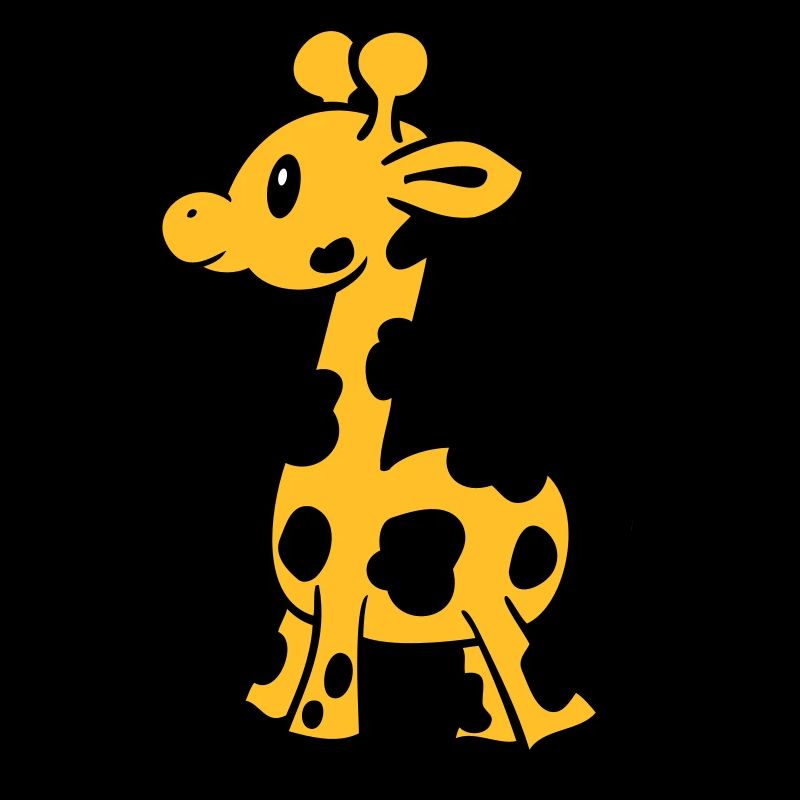 Giraffe farbig