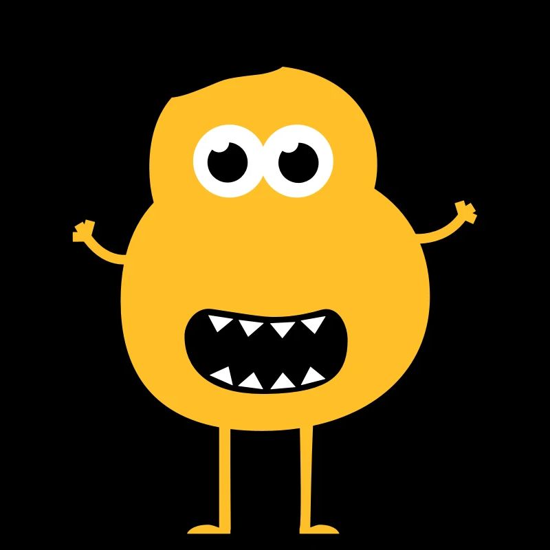 Funny Vintage Monster