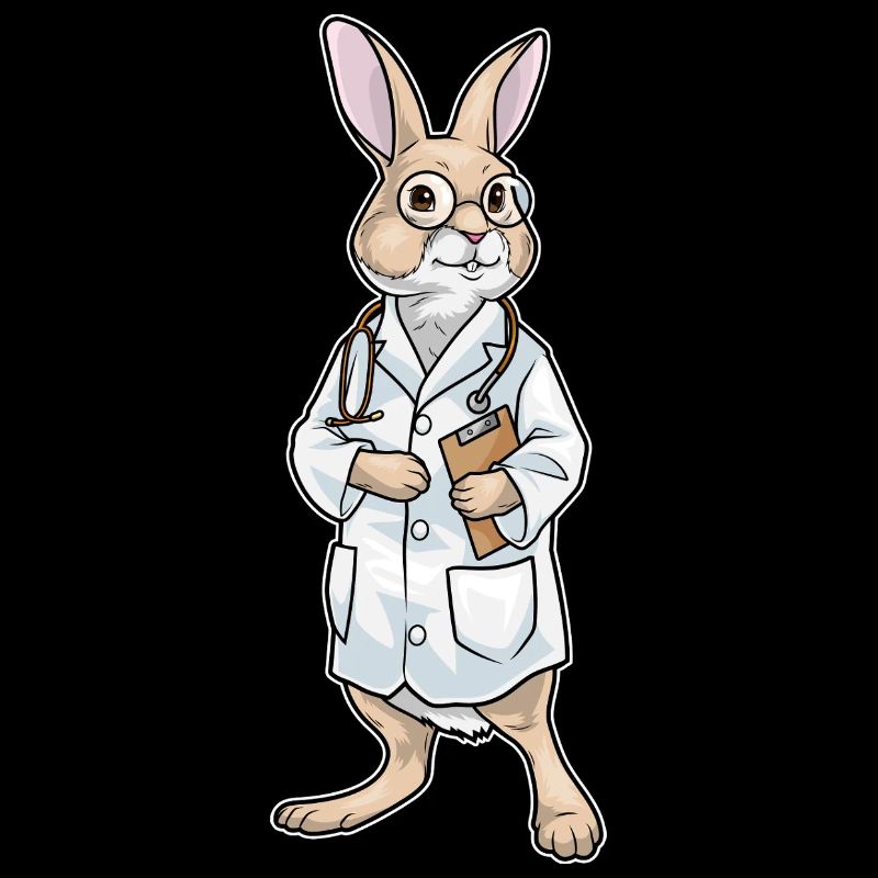 Hase Arzt Stethoskop