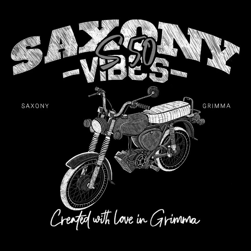 Saxony Vibes Grimma - S50 - Simson en blanc