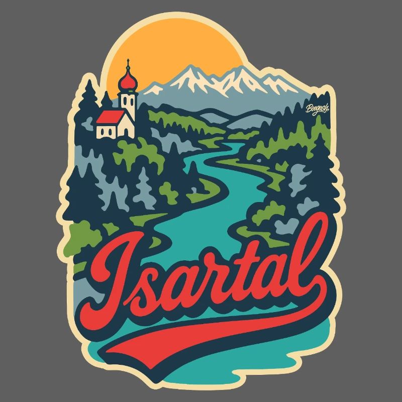 Isar Valley in Upper Bavaria