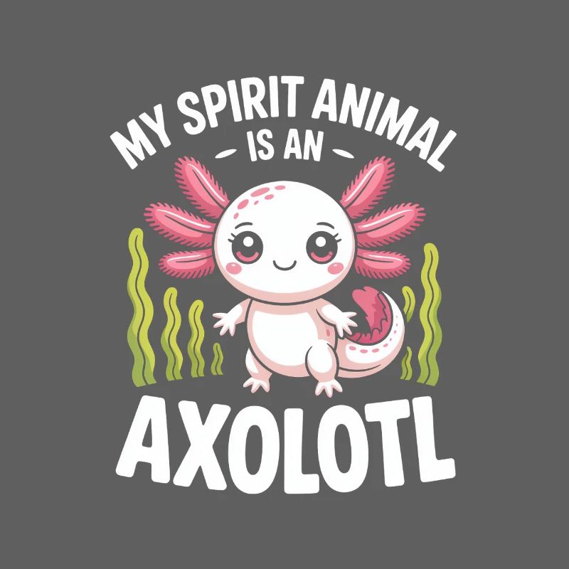 Axolotl Geisttier-Tee