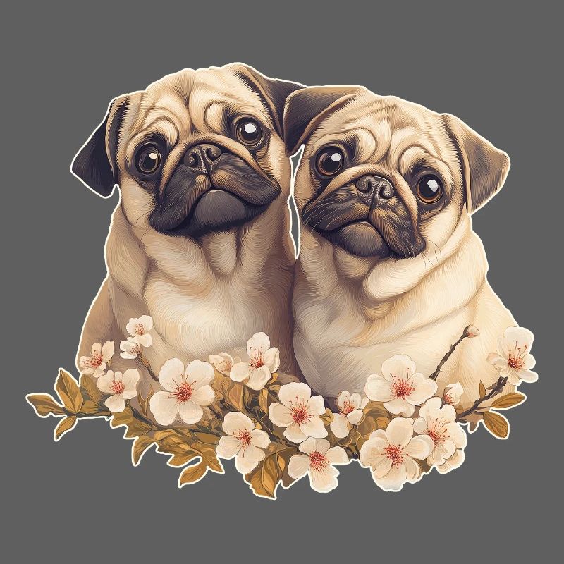 Mopspaar Mops