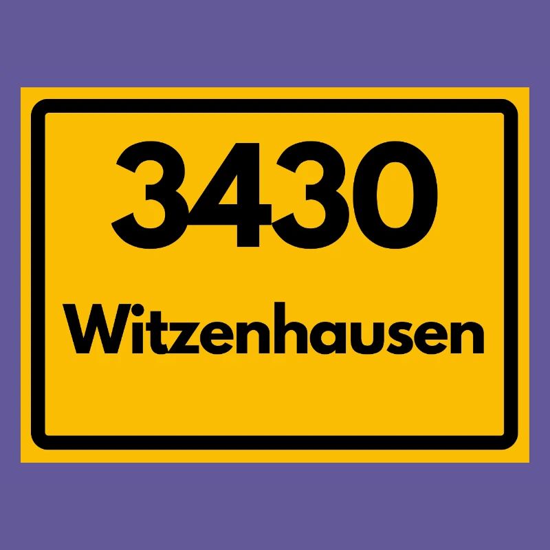 OLD POSTCODE ZIP CODE RETRO 3430 WITZENHAUSEN